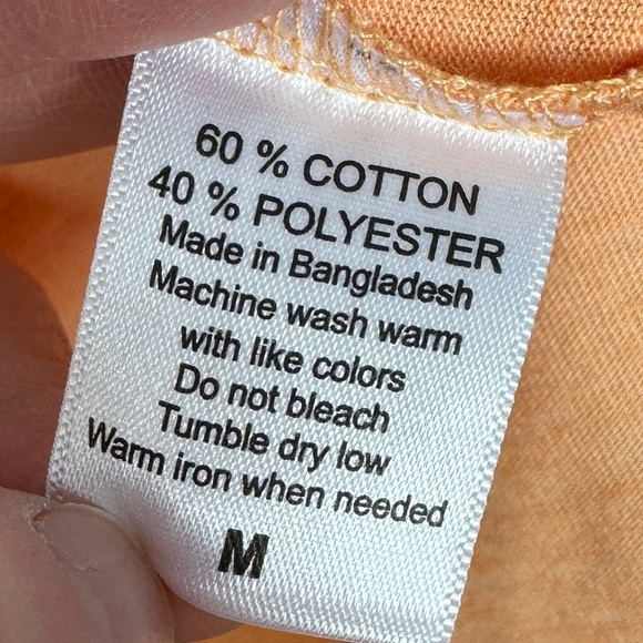 NEW Harley Davidson Orange T-Shirt Size Medium Crew Neck Short Sleeve Tee Top M‎ - Picture 6 of 10